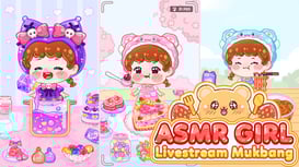 ASMR Girl: Livestream Mukbang