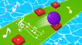 Color Music Hop Ball Games