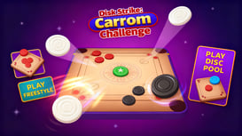 Disk Strike: Carrom Challenge